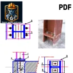 Diagramme illustrant une enveloppe de bâtiment en charpentes métalliques avec des éléments en acier, comprenant des poteaux, des poutres et des contreventements.
