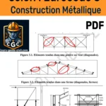 Couverture du guide PDF illustrant le calcul des pièces en traction et flexion selon l'Eurocode 3 en construction métallique