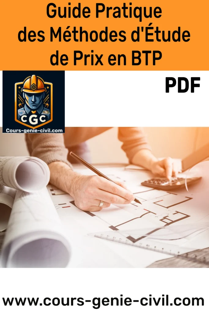 Illustration d'un professionnel du BTP analysant des diagrammes et des plans pour l'étude de prix