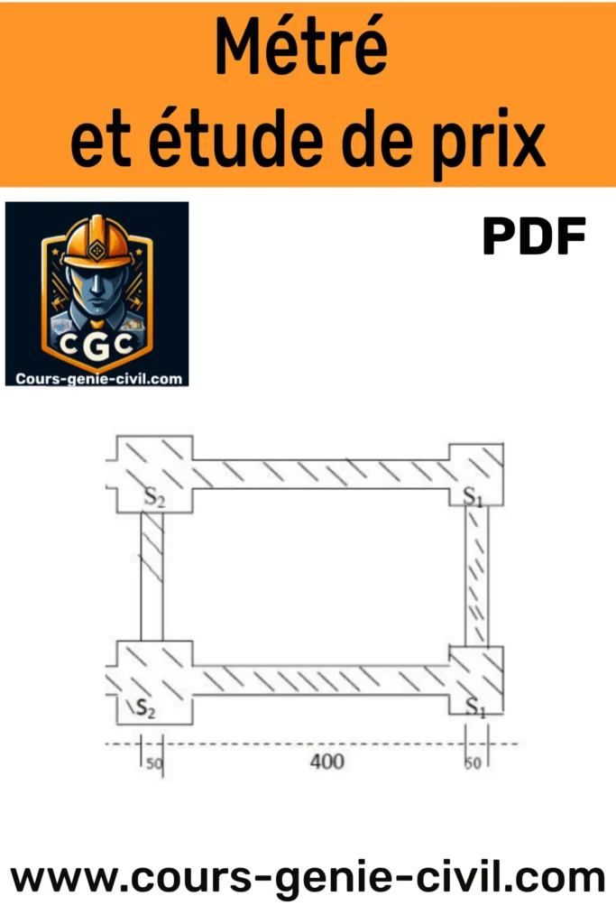 Guide PDF sur le métré et l’estimation de prix pour les étudiants en BTP – Méthodes et pratiques essentielles.