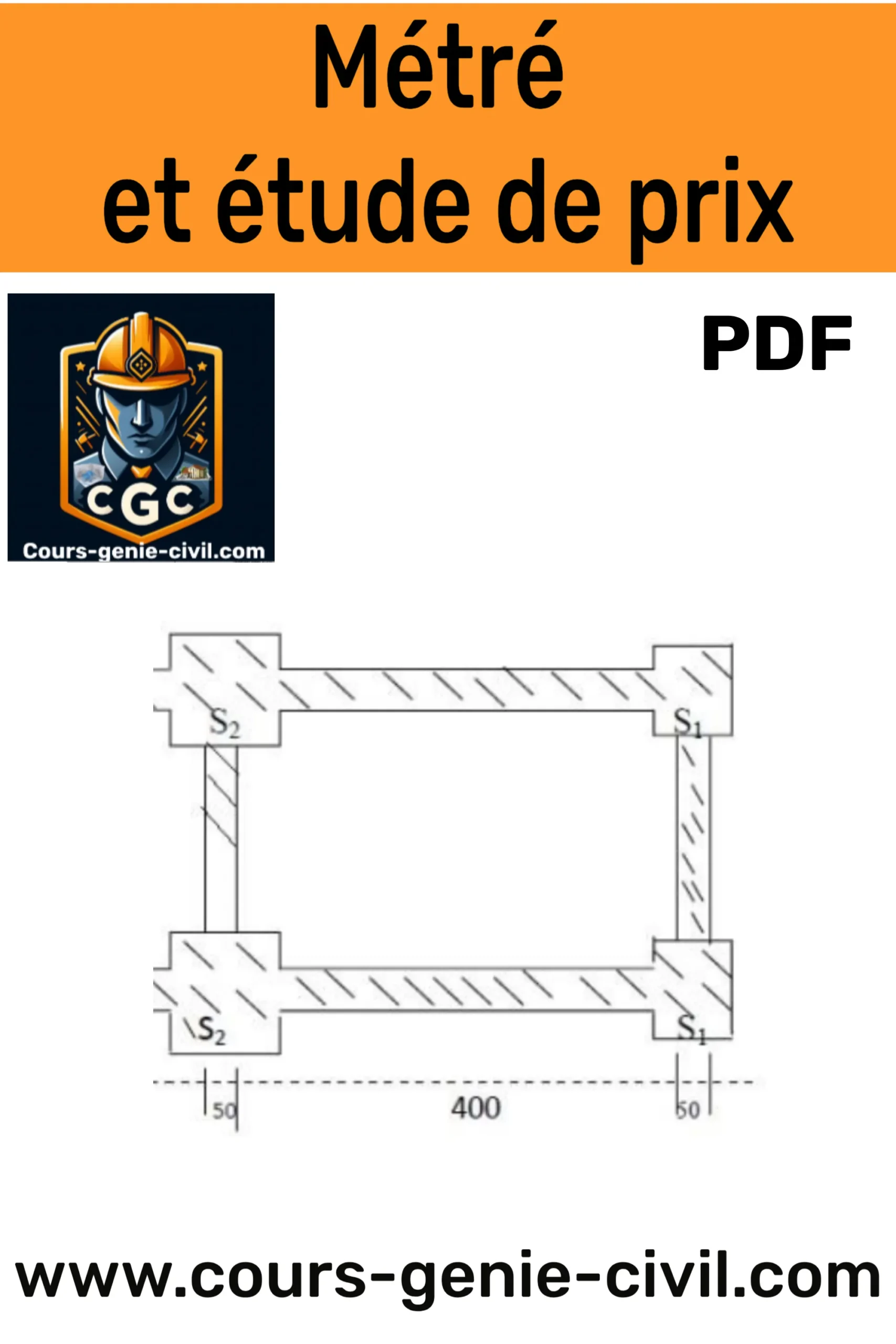 Guide PDF sur le métré et l’estimation de prix pour les étudiants en BTP – Méthodes et pratiques essentielles.