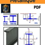 Schéma complet d'une structure métallique avec éléments de fixation, poutres, colonnes et plans de fondation, illustrant la conception d'une structure robuste.