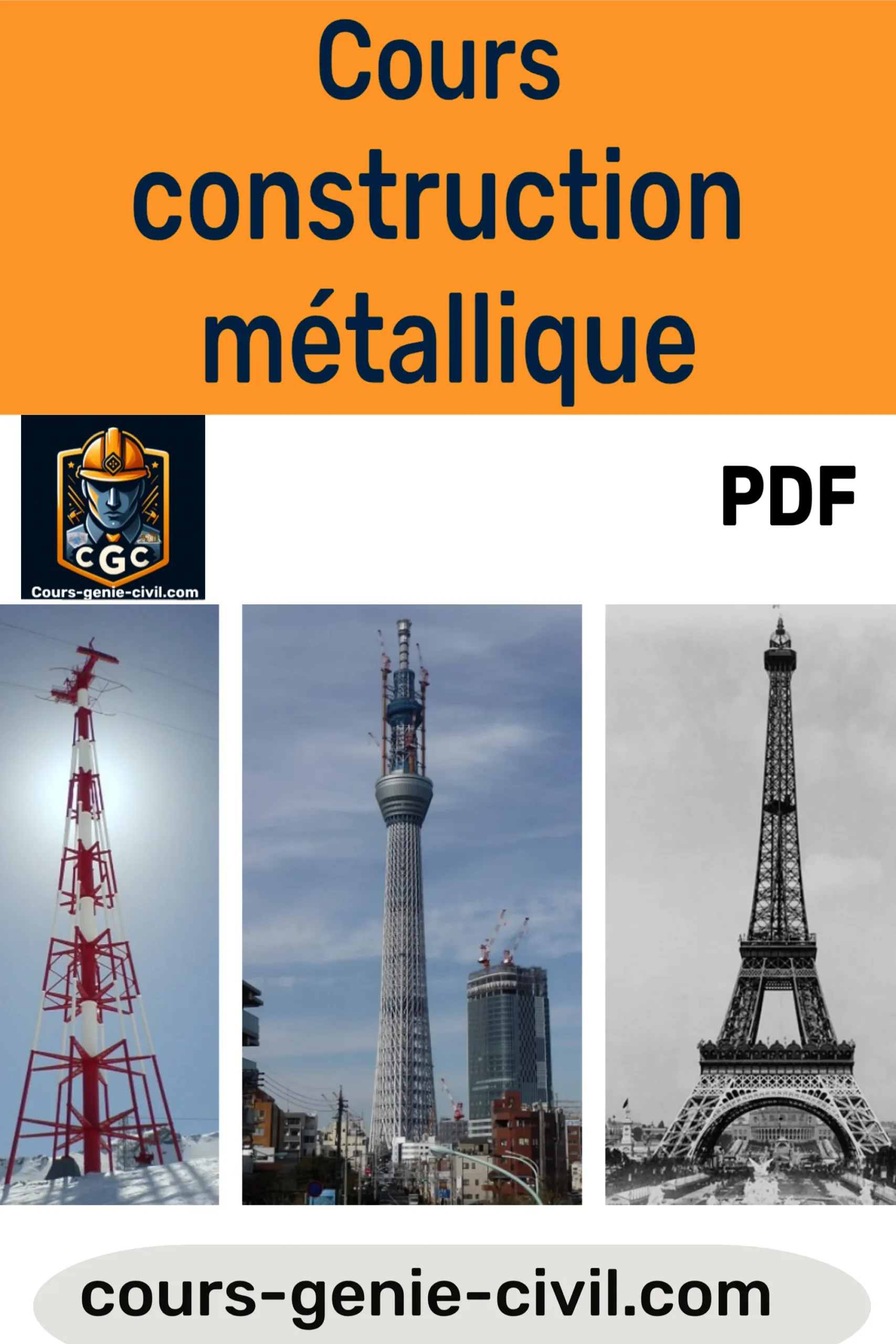 Schéma technique illustrant une structure métallique avec poutres en acier, assemblages boulonnés et contreventements, utilisé dans un guide de construction métallique.