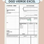 Modèle DGD Excel gratuit Décompte Général Définitif Vierge