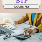 Illustration étude de prix BTP avec casque jaune sur plans de chantier et courbe ascendante des coûts maîtrisés