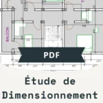 Étude de dimensionnement bâtiment R+1 en béton armé Eurocode.