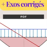 Couverture illustrative d'un cours sur la résistance des matériaux avec systèmes isostatiques et sollicitations simples.