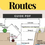 Chantier VRD illustrant la préparation de projet et techniques de voirie avec pose de réseaux enterrés et aménagement de chaussée.
