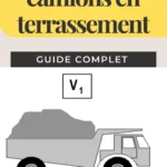 camion benne sur un chantier de terrassement