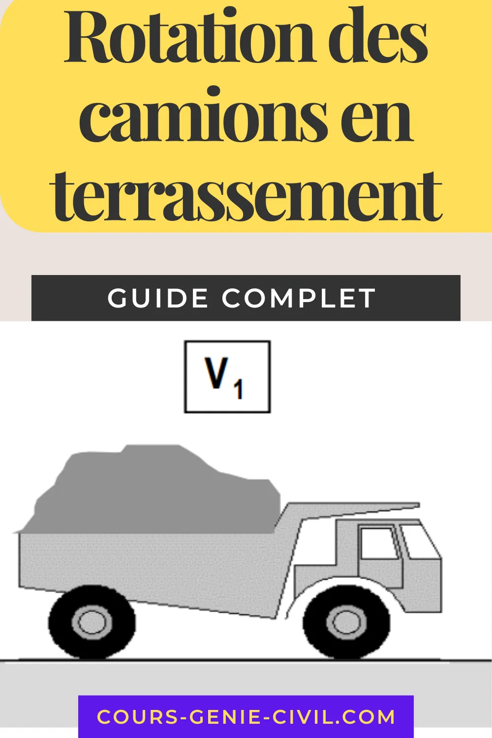 camion benne sur un chantier de terrassement