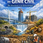 Schéma illustrant les branches principales du génie civil.
