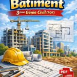 Illustration du cours complet de dessin de bâtiment en génie civil avec plans techniques et outils de représentation.