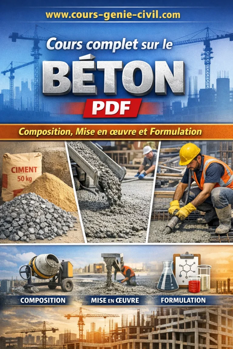 Ouvriers versant et vibrant du béton frais sur un chantier de construction moderne.