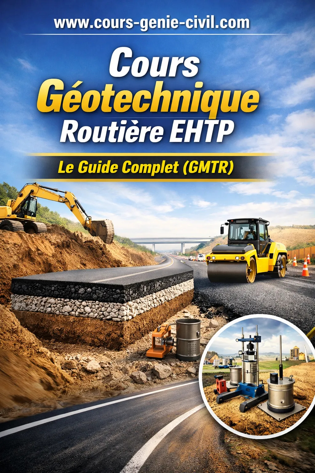 Cours Géotechnique Routière EHTP GMTR - Guide complet des terrassements routiers avec classification des sols