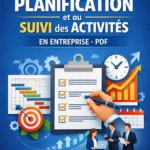 Couverture PDF planification et suivi des activités en entreprise - www.cours-genie-civil.com