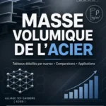 Masse volumique de l’acier – Tableaux détaillés par nuance, comparaisons et applications – Cours Génie Civil