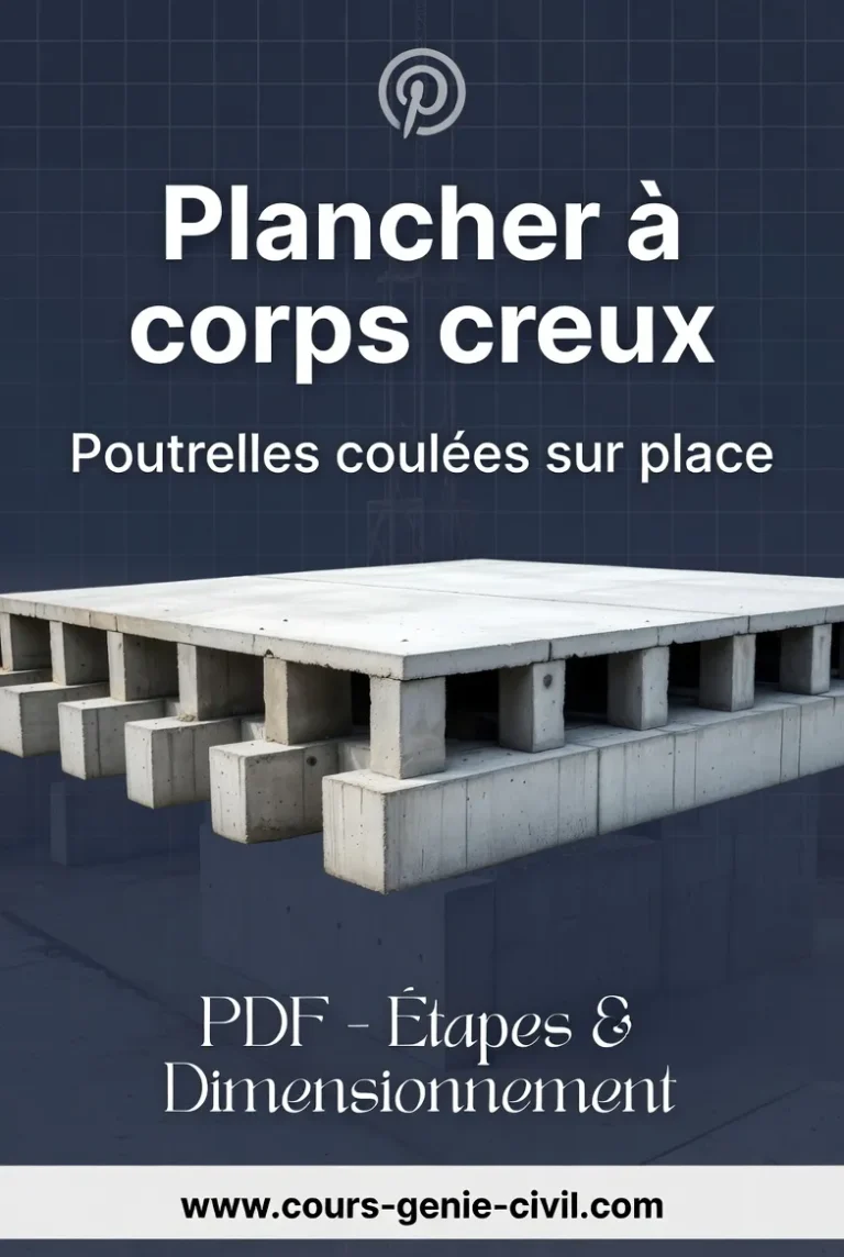 Plancher a corps creux poutrelles coules sur place PDF etapes et dimensionnement 2