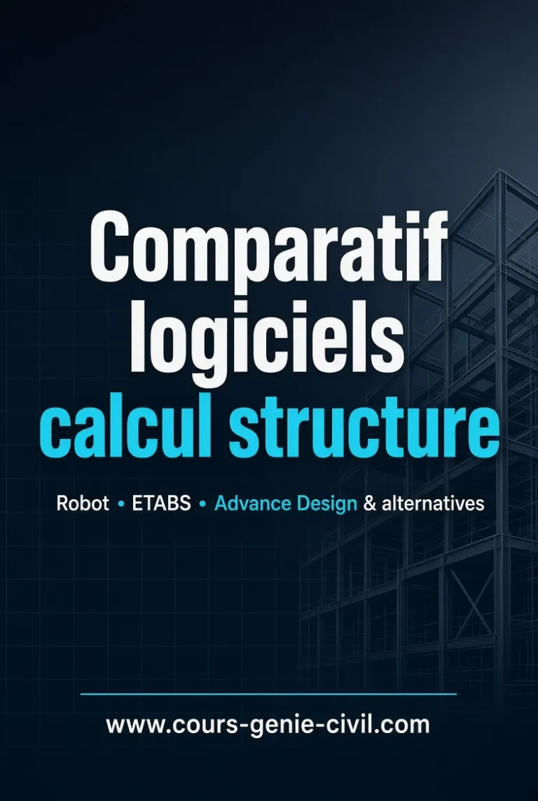Comparatif logiciels de calcul de structure : Robot Structural Analysis, ETABS, Advance Design et alternatives – Guide complet 2026