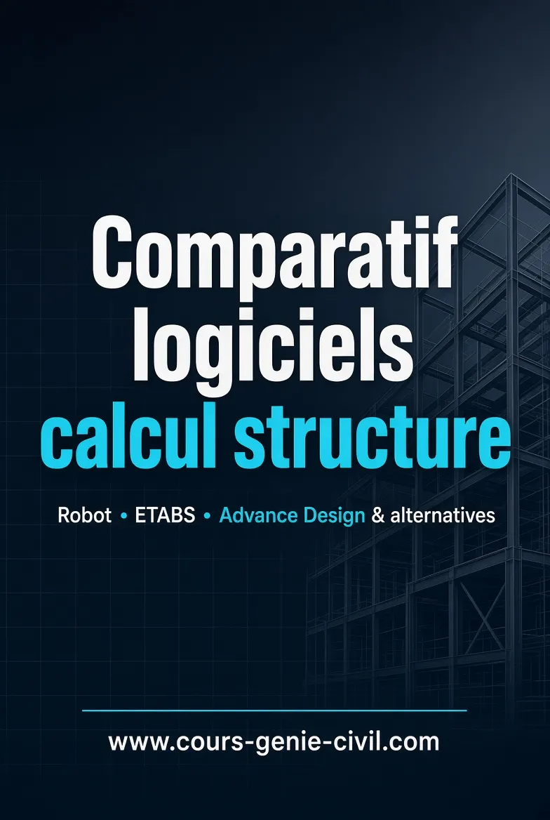 Comparatif logiciels de calcul de structure : Robot Structural Analysis, ETABS, Advance Design et alternatives – Guide complet 2026