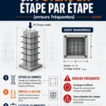 Comment dimensionner un poteau en béton armé étape par étape – guide complet avec les erreurs fréquentes à éviter