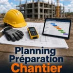 Planning préparation chantier BTP – Guide complet des étapes clés